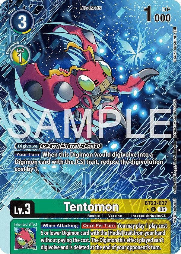 Image for Tentomon (Hacker's Slumber Box Promotion Pack) (BT23-037 U) (Hackers' Slumber) - Digimon Card Game