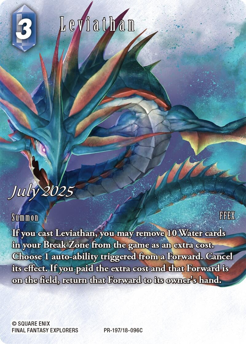 Image for Leviathan (PR-197/18-096C) (PR-197/18-096C) (FF: Promo Cards) - Final Fantasy TCG