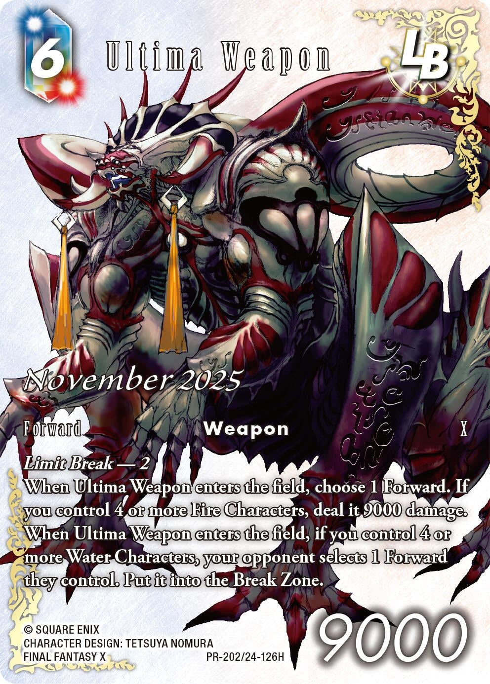 Image for Ultima Weapon LB (PR-202/24-126H) (PR-202/24-126H) (FF: Promo Cards) - Final Fantasy TCG