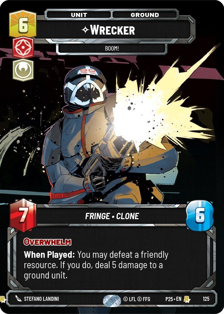Image for Wrecker - Boom! (125) (Sector and Regional Promos: Season 1) - Star Wars: Unlimited