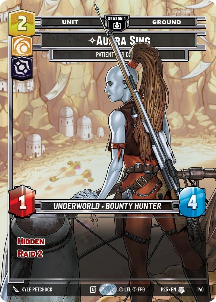 Image for Aurra Sing - Patient and Deadly (140) (140) (Sector and Regional Promos: Season 1) - Star Wars: Unlimited