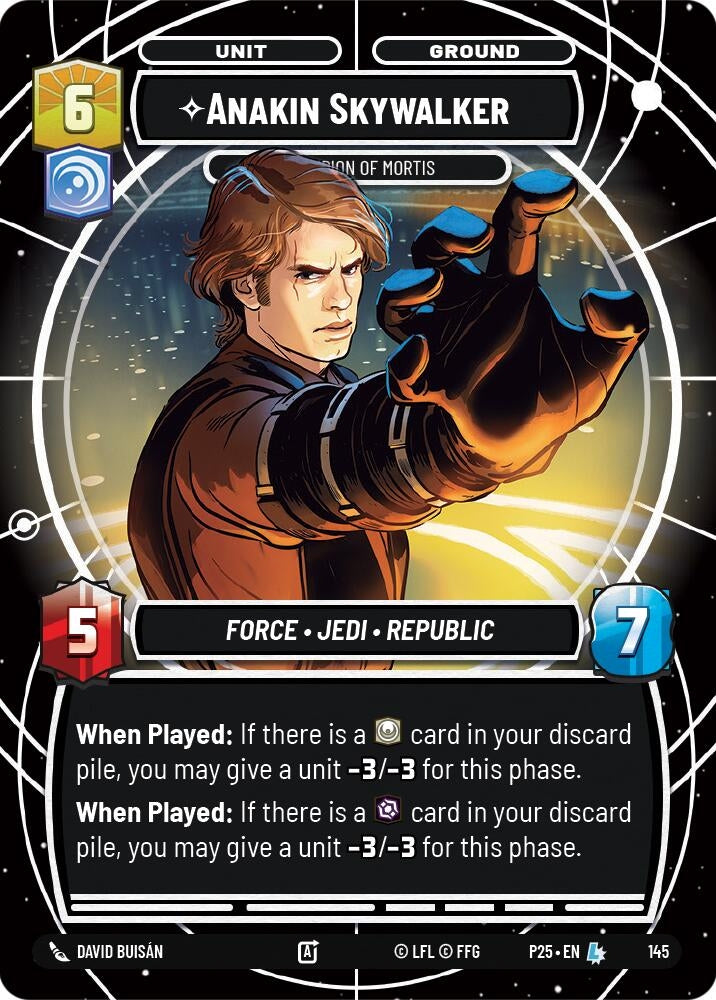 Image for Anakin Skywalker - Champion of Mortis (145) (Sector and Regional Promos: Season 1) - Star Wars: Unlimited