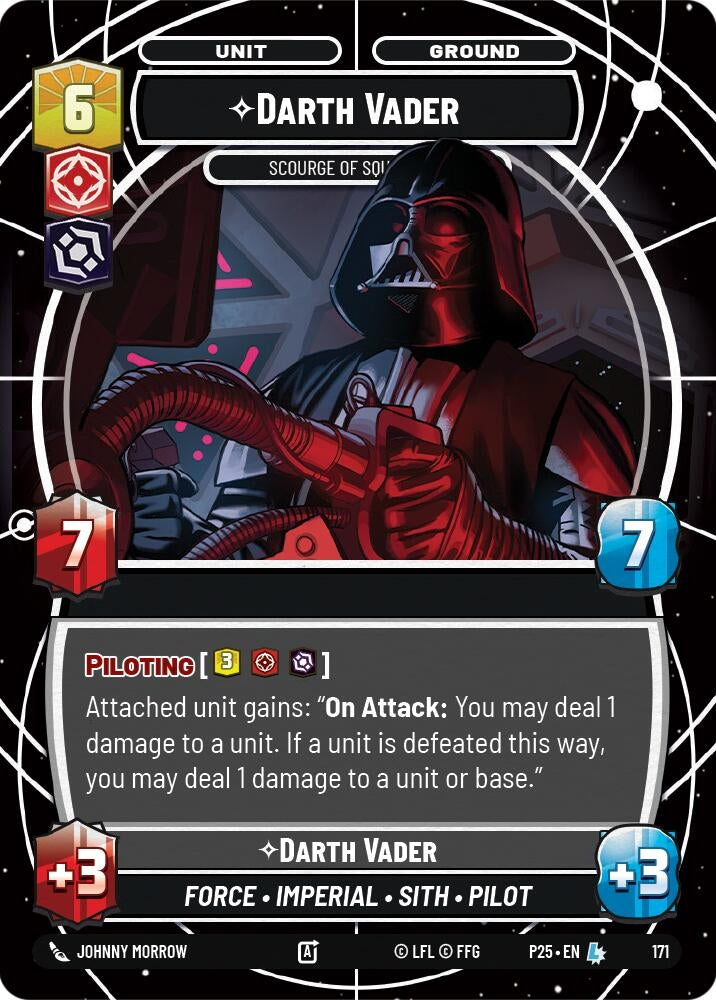 Image for Darth Vader - Scourge of Squadrons (171) (Sector and Regional Promos: Season 1) - Star Wars: Unlimited