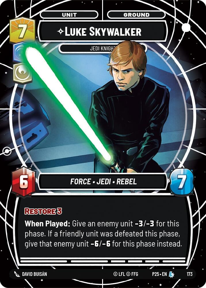 Image for Luke Skywalker - Jedi Knight (173) (Sector and Regional Promos: Season 1) - Star Wars: Unlimited