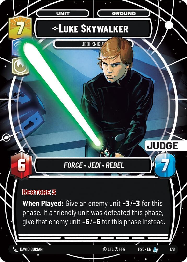 Image for Luke Skywalker - Jedi Knight (Judge) (174) (Judge Promos) - Star Wars: Unlimited