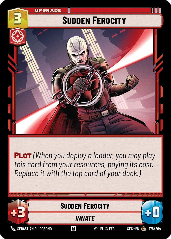Image for Sudden Ferocity (176/264) (Secrets of Power) - Star Wars: Unlimited