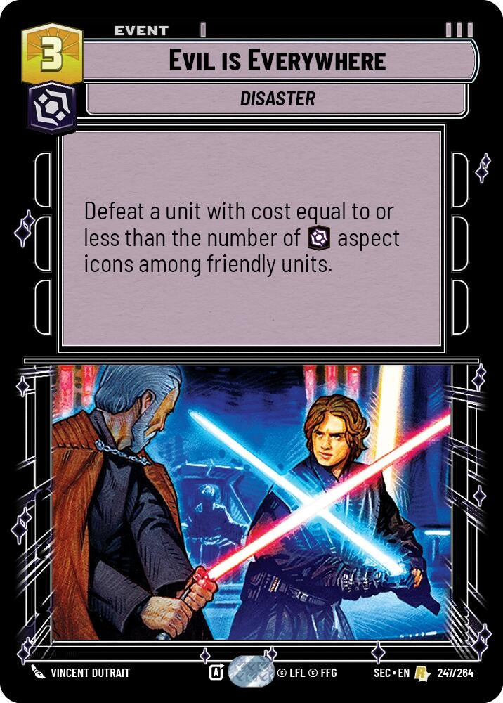 Image for Evil is Everywhere (247/264) (Secrets of Power) - Star Wars: Unlimited