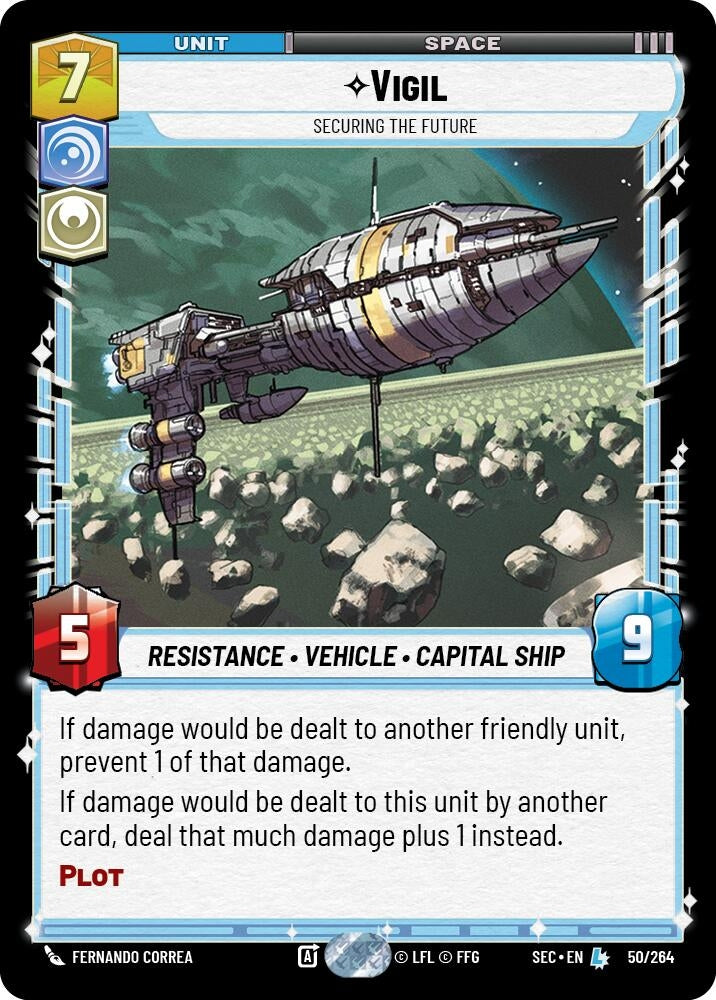 Image for Vigil - Securing the Future (50/264) (Secrets of Power) - Star Wars: Unlimited