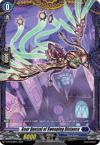 Image for Gear Quetzal of Sweeping Distance (D-PR/830EN) (D Promo Cards) - Cardfight Vanguard