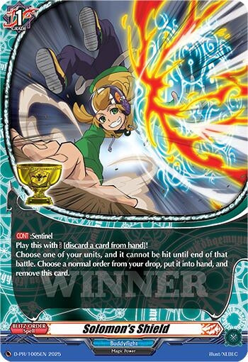 Image for Solomon's Shield (D-PR/1005EN) (D Promo Cards) - Cardfight Vanguard