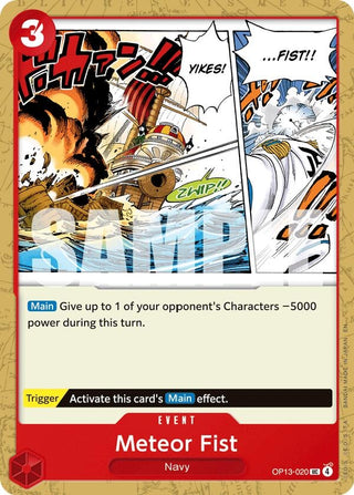 Meteor Fist (OP13-020) (Carrying On His Will)