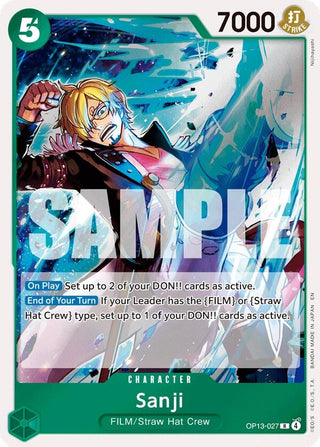 Sanji (OP13-027) (Carrying On His Will)