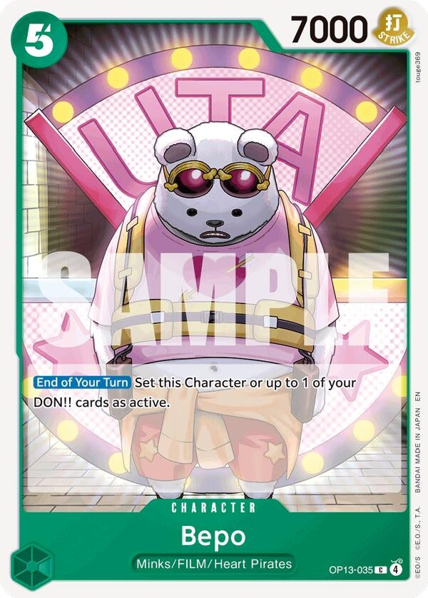 Bepo (OP13-035) (Carrying On His Will)