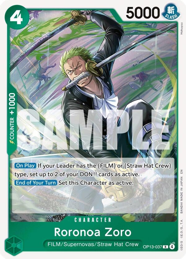 Roronoa Zoro (OP13-037) (Carrying On His Will)