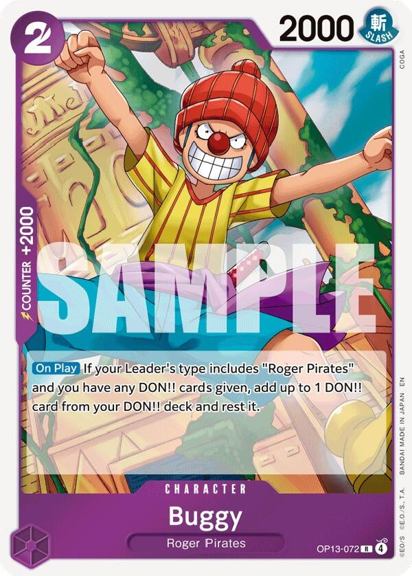 Buggy (OP13-072) (Carrying On His Will)