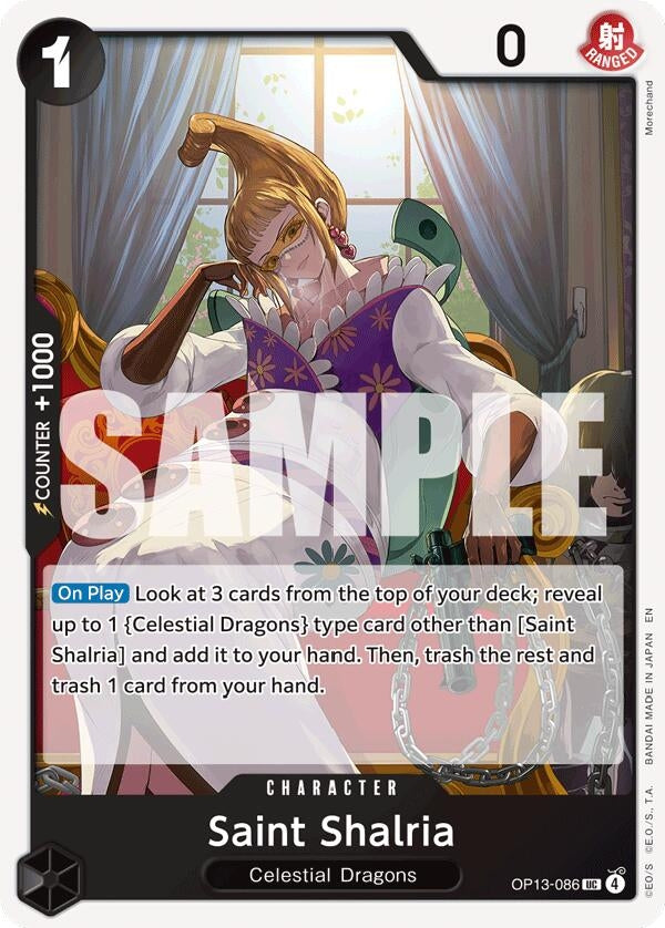 Saint Shalria (OP13-086) (Carrying On His Will)