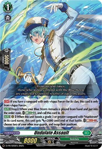 Image for Undulate Assault (D-PR/922EN) (D Promo Cards) - Cardfight Vanguard