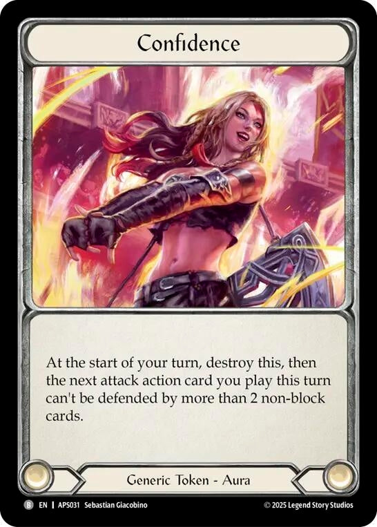 Image for Confidence (APS031) - Flesh and Blood TCG