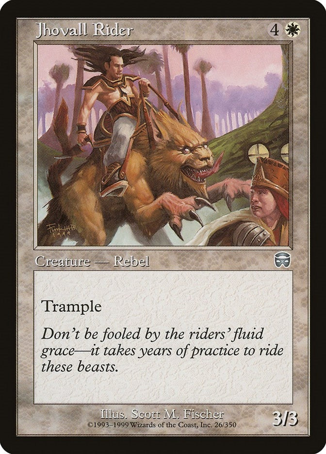 Jhovall Rider (26) [MMQ] - MTG Single