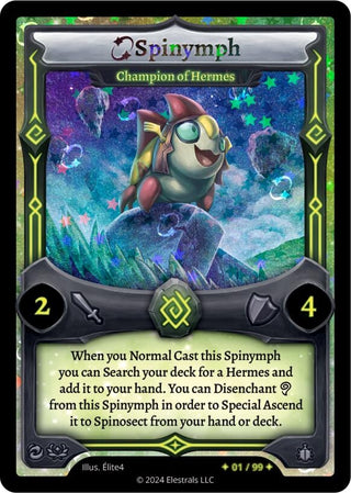 Image for Spinymph - Champion of Hestia (Serialized) (/99) (Divine Champions: Firestorm Starter Decks) - Elestrals
