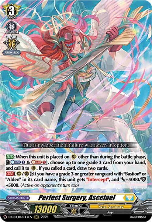 Image for Perfect Surgery, Ascelael (DZ-BT10/011EN) (DZ-BT10: Dragonsoul Resonance) - Cardfight Vanguard
