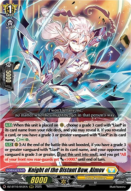 Image for Knight of the Distant Bow, Almov (DZ-BT10/012EN) (DZ-BT10: Dragonsoul Resonance) - Cardfight Vanguard