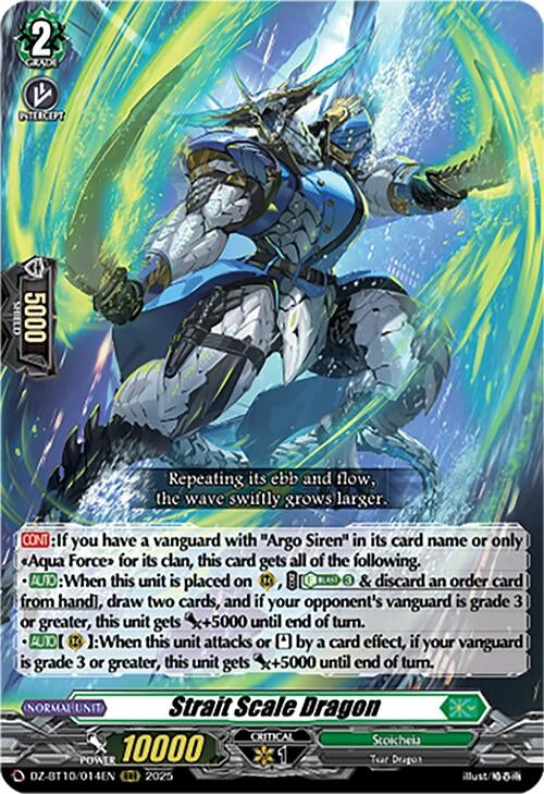 Image for Strait Scale Dragon (DZ-BT10/014EN) (DZ-BT10: Dragonsoul Resonance) - Cardfight Vanguard