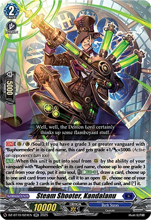 Image for Steam Shooter, Kandalanu (DZ-BT10/024EN) (DZ-BT10: Dragonsoul Resonance) - Cardfight Vanguard
