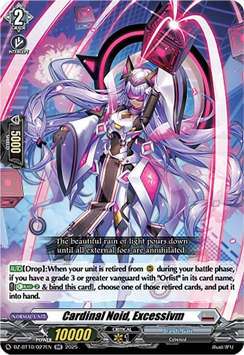 Image for Cardinal Noid, Excessivm (DZ-BT10/027EN) (DZ-BT10: Dragonsoul Resonance) - Cardfight Vanguard