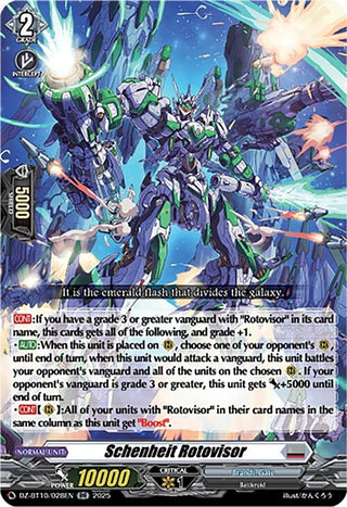 Image for Schenheit Rotovisor (DZ-BT10/028EN) (DZ-BT10: Dragonsoul Resonance) - Cardfight Vanguard