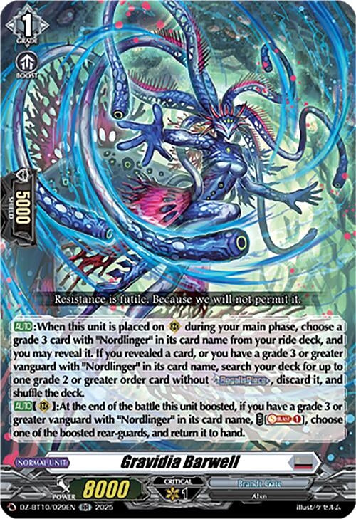 Image for Gravidia Barwell (DZ-BT10/029EN) (DZ-BT10: Dragonsoul Resonance) - Cardfight Vanguard