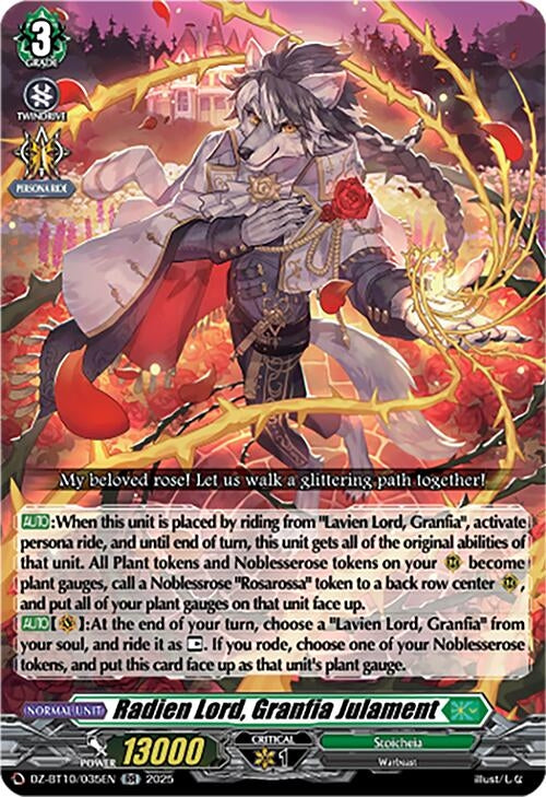 Image for Radien Lord, Granfia Julament (DZ-BT10/035EN) (DZ-BT10: Dragonsoul Resonance) - Cardfight Vanguard