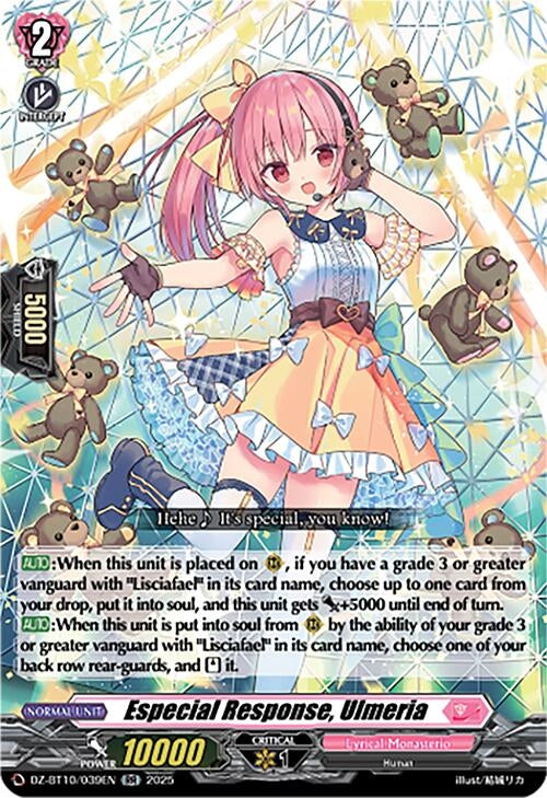 Image for Especial Response, Ulmeria (DZ-BT10/039EN) (DZ-BT10: Dragonsoul Resonance) - Cardfight Vanguard