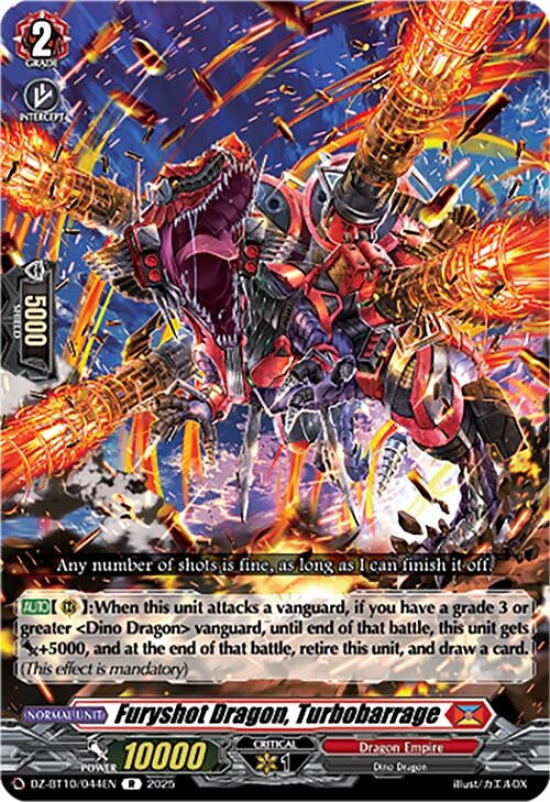 Image for Furyshot Dragon, Turbobarrage (DZ-BT10/044EN) (DZ-BT10: Dragonsoul Resonance) - Cardfight Vanguard