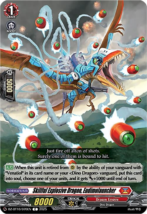 Image for Skillful Explosive Dragon, Eudimolauncher (DZ-BT10/070EN) (DZ-BT10: Dragonsoul Resonance) - Cardfight Vanguard