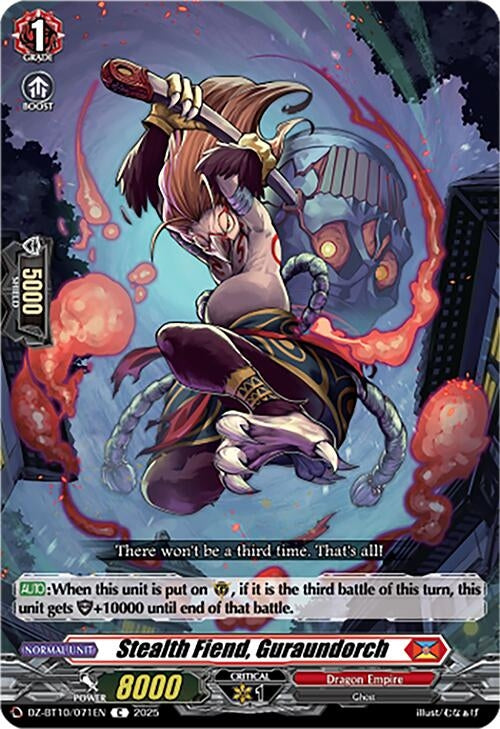 Image for Stealth Fiend, Guraundorch (DZ-BT10/071EN) (DZ-BT10: Dragonsoul Resonance) - Cardfight Vanguard