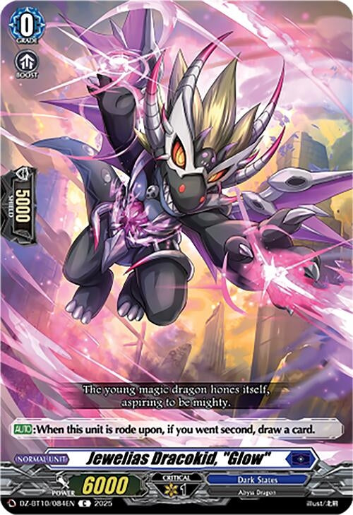 Image for Jewelias Dracokid, "Glow" (DZ-BT10/084EN) (DZ-BT10: Dragonsoul Resonance) - Cardfight Vanguard