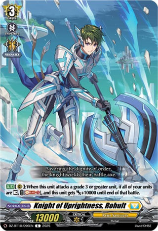 Image for Knight of Uprightness, Rohult (DZ-BT10/096EN) (DZ-BT10: Dragonsoul Resonance) - Cardfight Vanguard