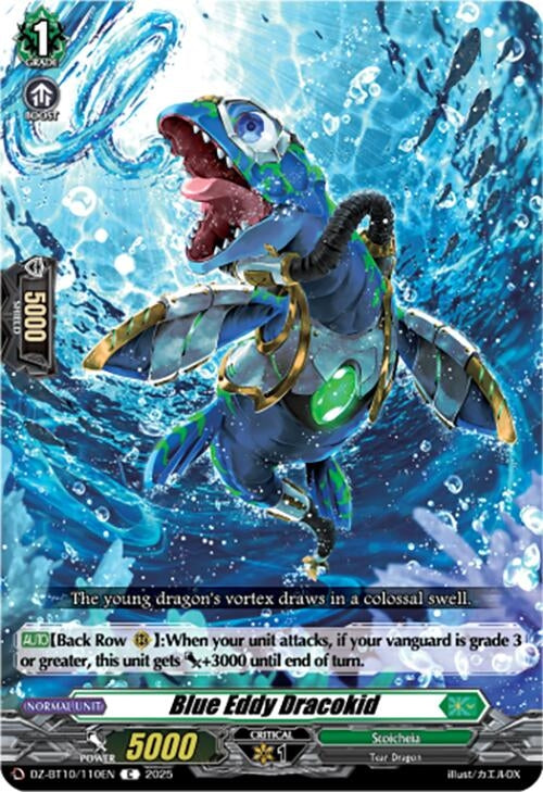 Image for Blue Eddy Dracokid (DZ-BT10/110EN) (DZ-BT10: Dragonsoul Resonance) - Cardfight Vanguard