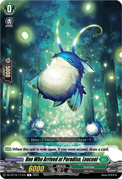 Image for One Who Arrived at Paradise, Leucent (DZ-BT10/111EN) (DZ-BT10: Dragonsoul Resonance) - Cardfight Vanguard