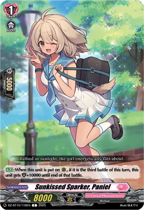 Image for Sunkissed Sparker, Paniel (DZ-BT10/118EN) (DZ-BT10: Dragonsoul Resonance) - Cardfight Vanguard