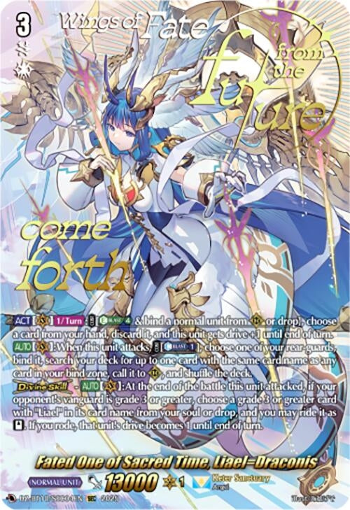 Image for Fated One of Sacred Time, Liael=Draconis (SEC) (DZ-BT10/SEC04EN) (DZ-BT10: Dragonsoul Resonance) - Cardfight Vanguard
