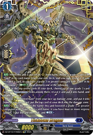 Image for Tickdown Dragon (FFR) (DZ-BT10/FFR06EN) (DZ-BT10: Dragonsoul Resonance) - Cardfight Vanguard