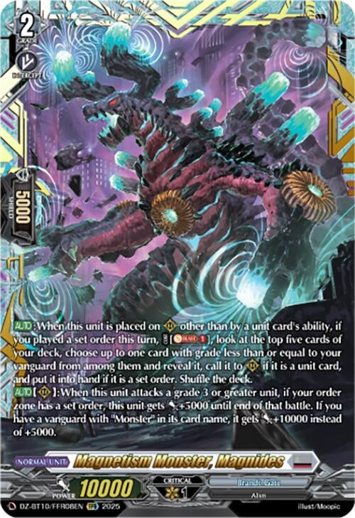 Image for Magnetism Monster, Magnides (FFR) (DZ-BT10/FFR08EN) (DZ-BT10: Dragonsoul Resonance) - Cardfight Vanguard