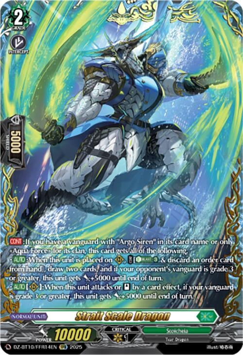 Image for Strait Scale Dragon (FFR) (DZ-BT10/FFR14EN) (DZ-BT10: Dragonsoul Resonance) - Cardfight Vanguard