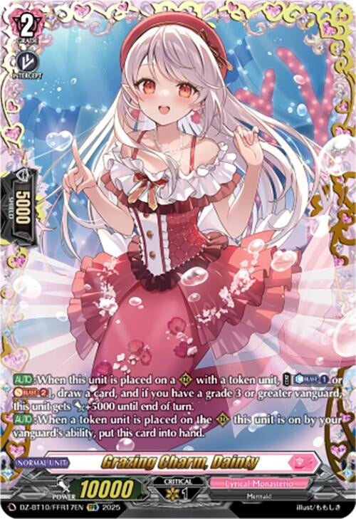 Image for Grazing Charm, Dainty (FFR) (DZ-BT10/FFR17EN) (DZ-BT10: Dragonsoul Resonance) - Cardfight Vanguard