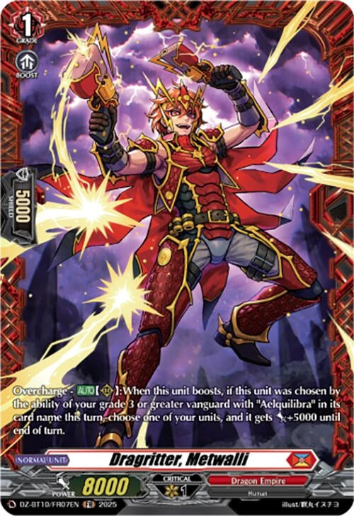 Image for Dragritter, Metwalli (FR) (DZ-BT10/FR07EN) (DZ-BT10: Dragonsoul Resonance) - Cardfight Vanguard