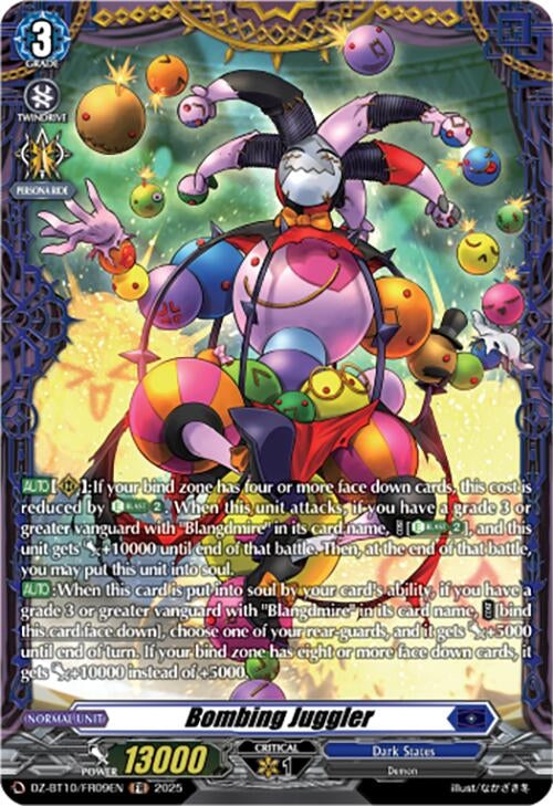 Image for Bombing Juggler (FR) (DZ-BT10/FR09EN) (DZ-BT10: Dragonsoul Resonance) - Cardfight Vanguard