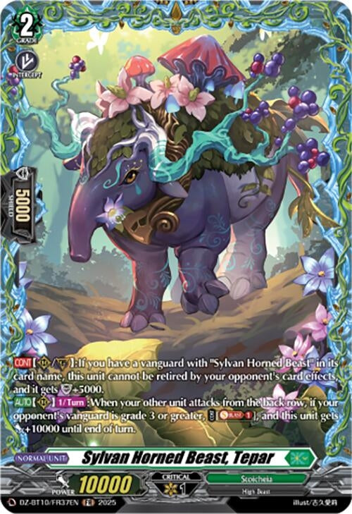Image for Sylvan Horned Beast, Tepar (FR) (DZ-BT10/FR37EN) (DZ-BT10: Dragonsoul Resonance) - Cardfight Vanguard