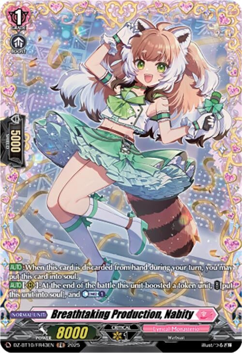 Image for Breathtaking Production, Nabity (FR) (DZ-BT10/FR43EN) (DZ-BT10: Dragonsoul Resonance) - Cardfight Vanguard